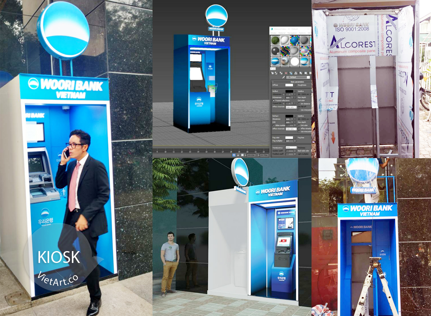 Thiết kế và sản xuất booth ATM tại Việt Art